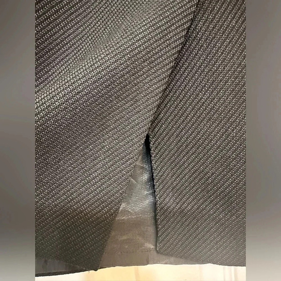 Giorgio Armani Le Collezioni Gruppo Wool Pencil Straight Skirt Womens 4 - Picture 6 of 11